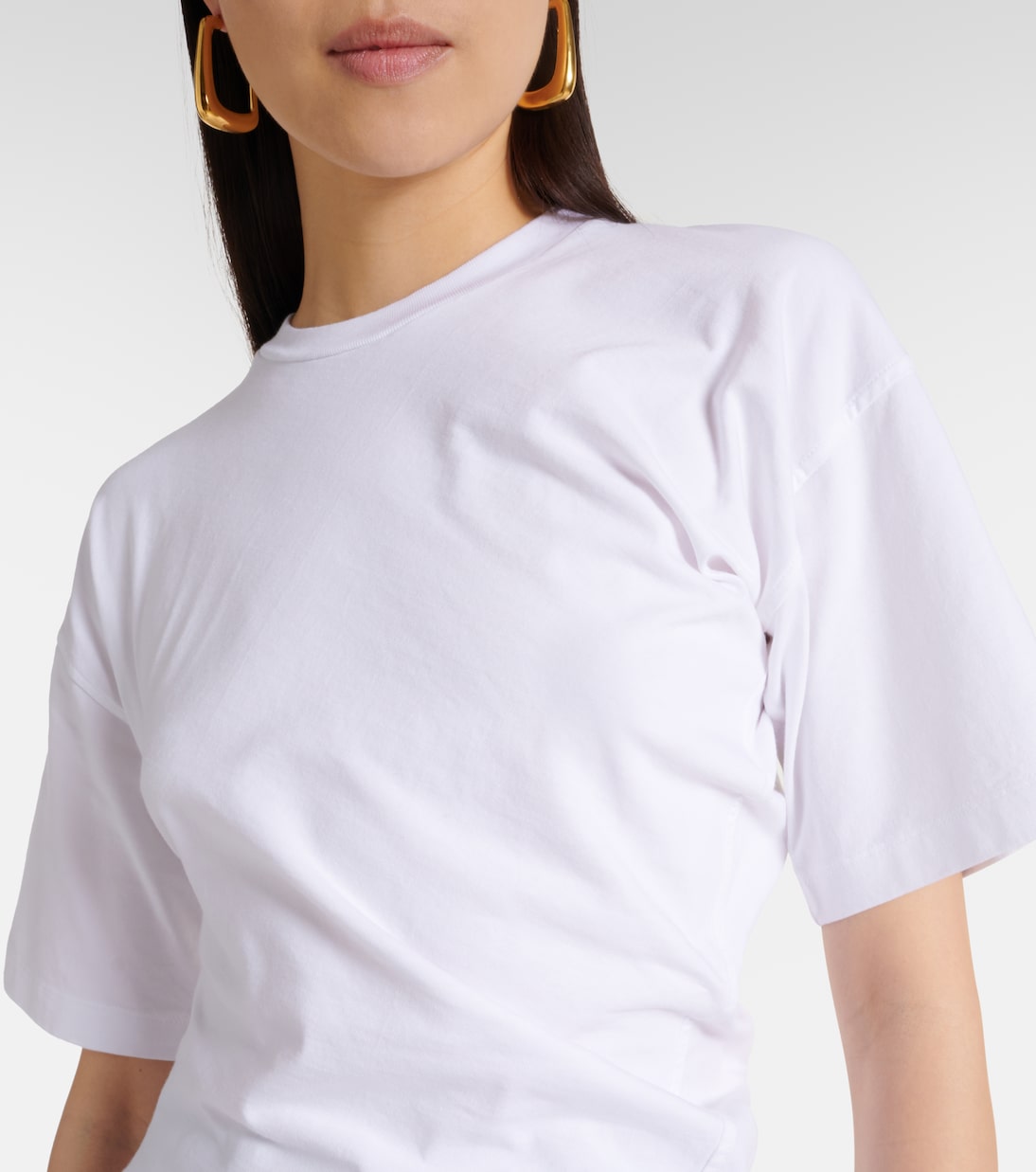 T-Shirt Twisted aus Baumwoll-Jersey | Toteme