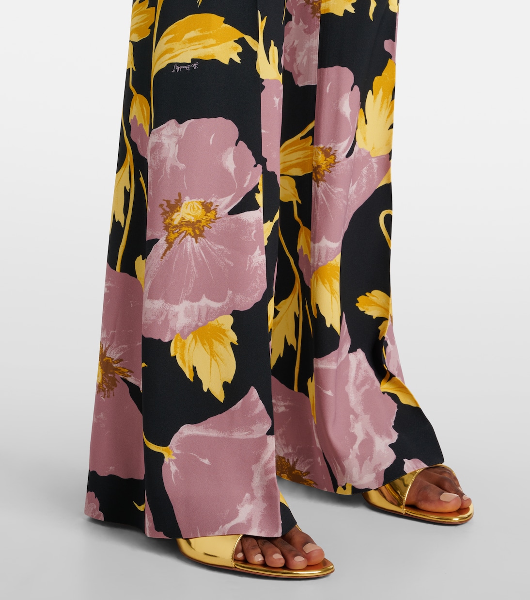 Saturday Night printed bootcut pants | La DoubleJ