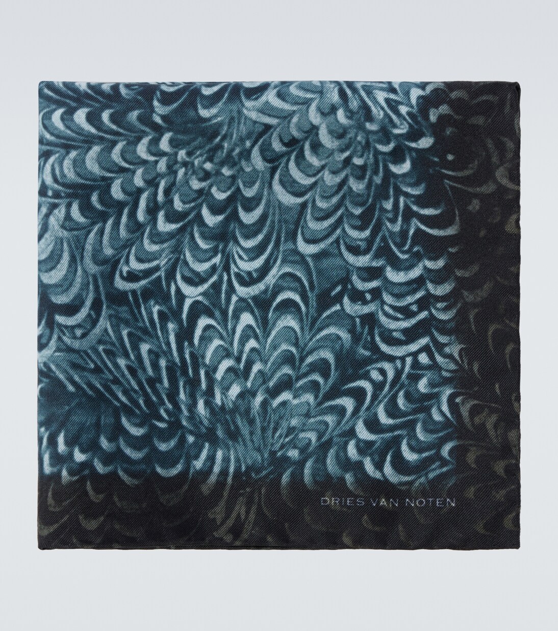 Fazzoletto da taschino in seta stampata | Dries Van Noten