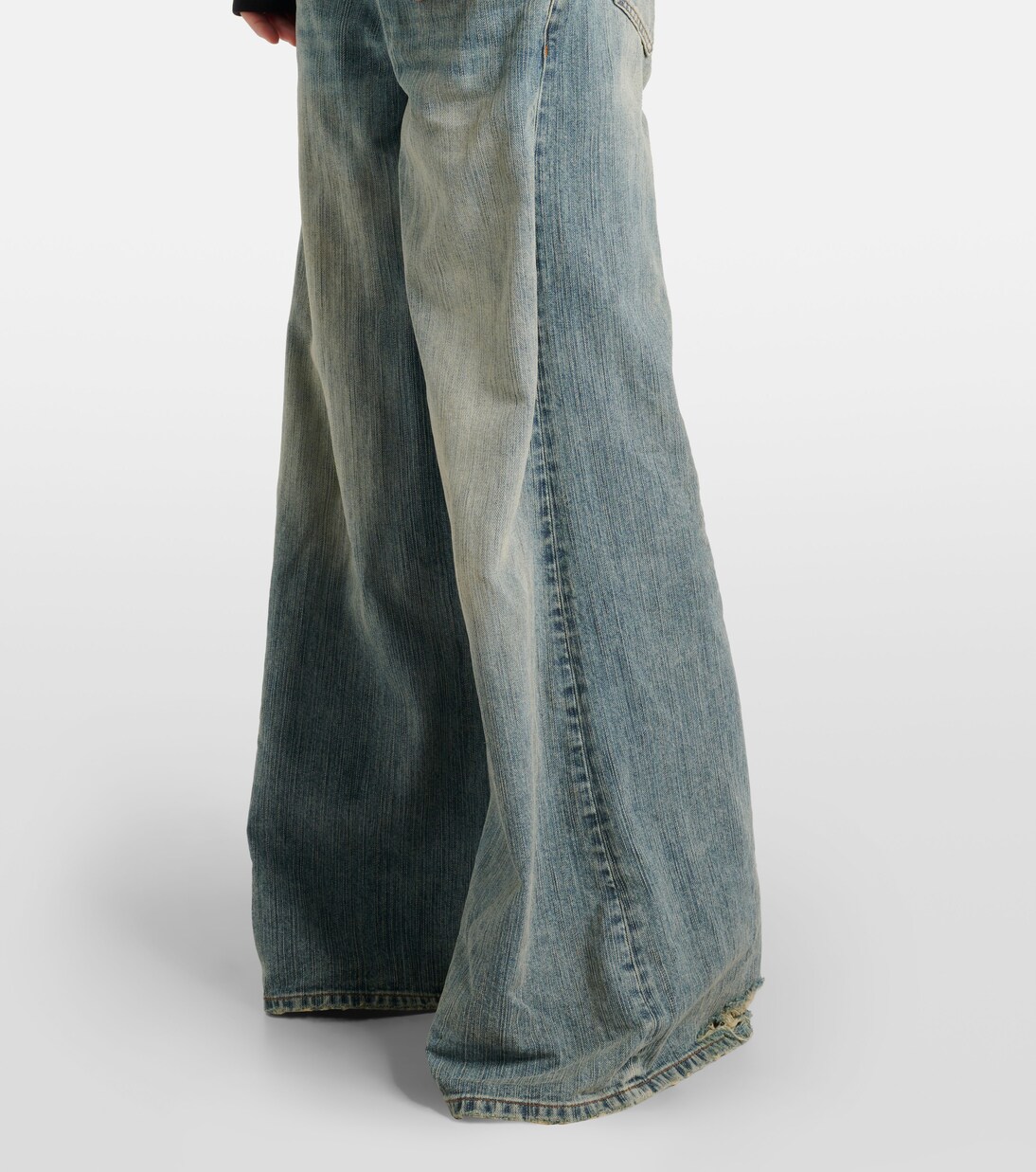 Jeans anchos de tiro medio | Balenciaga