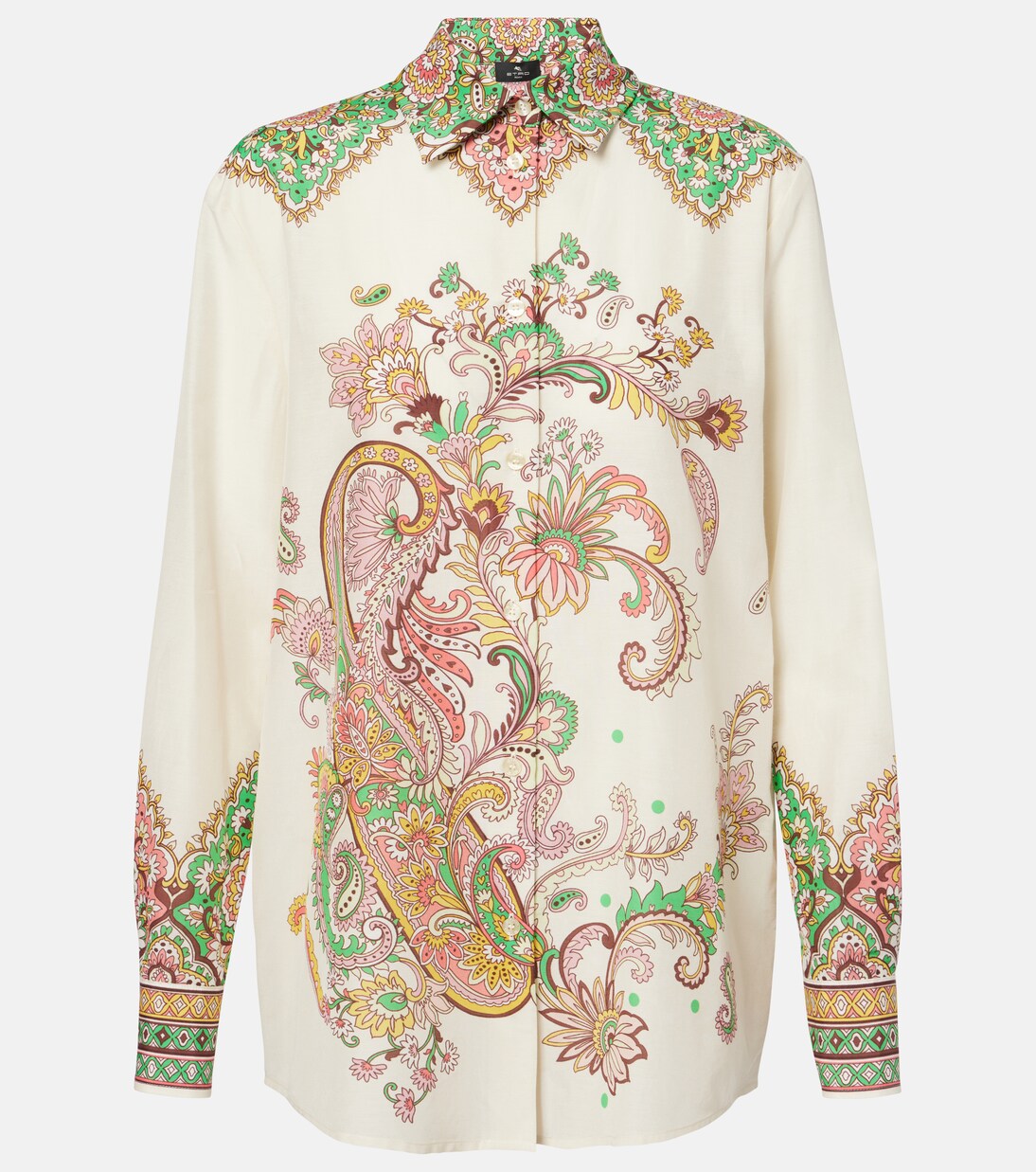 Printed cotton and silk shirt | Etro