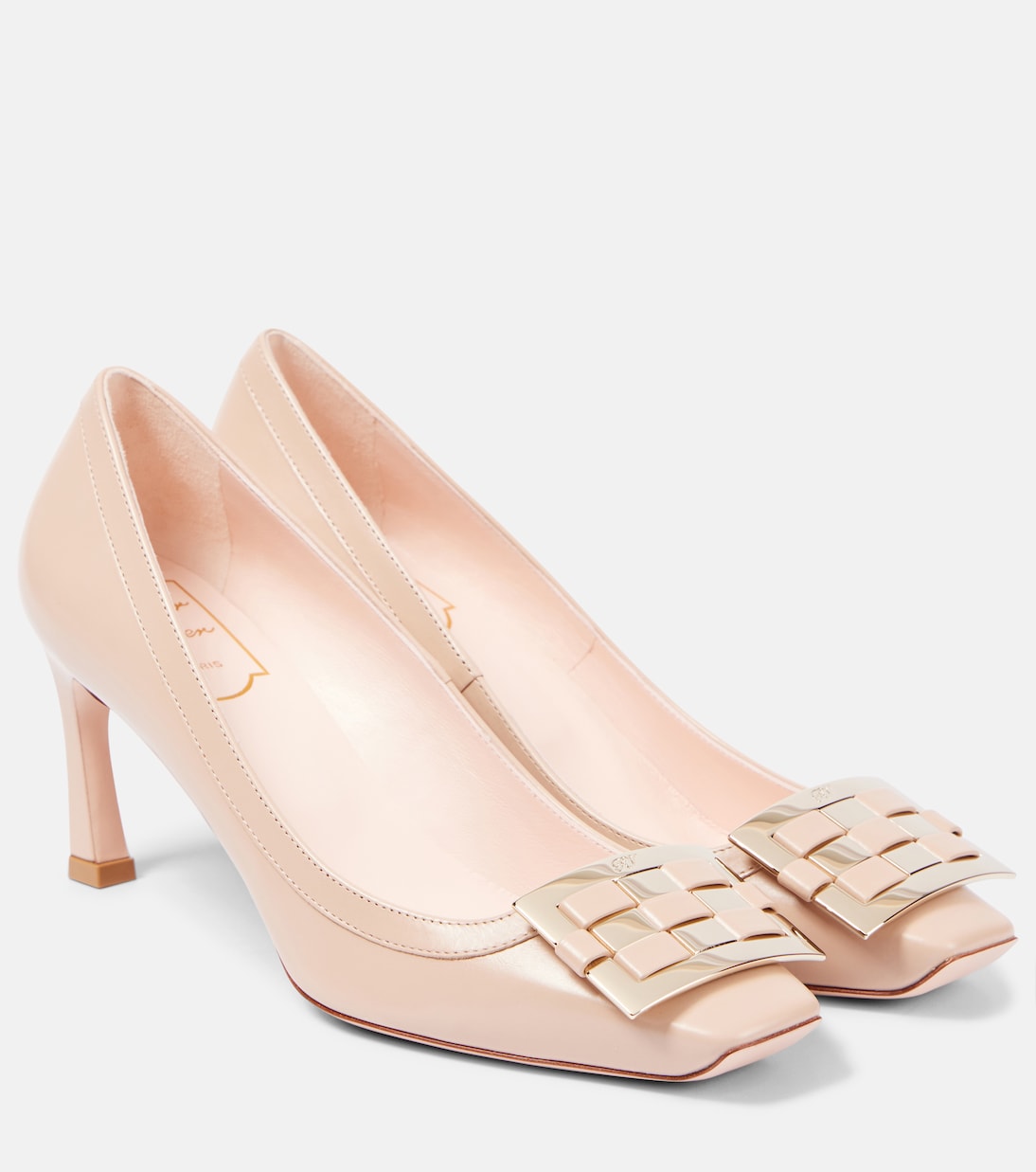 Trompette 70 leather pumps | Roger Vivier