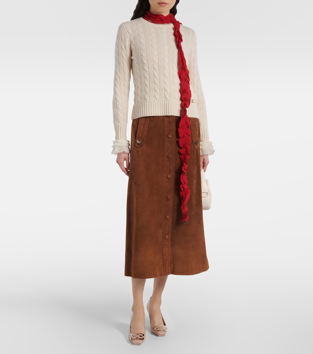 Trompette 70 leather pumps | Roger Vivier