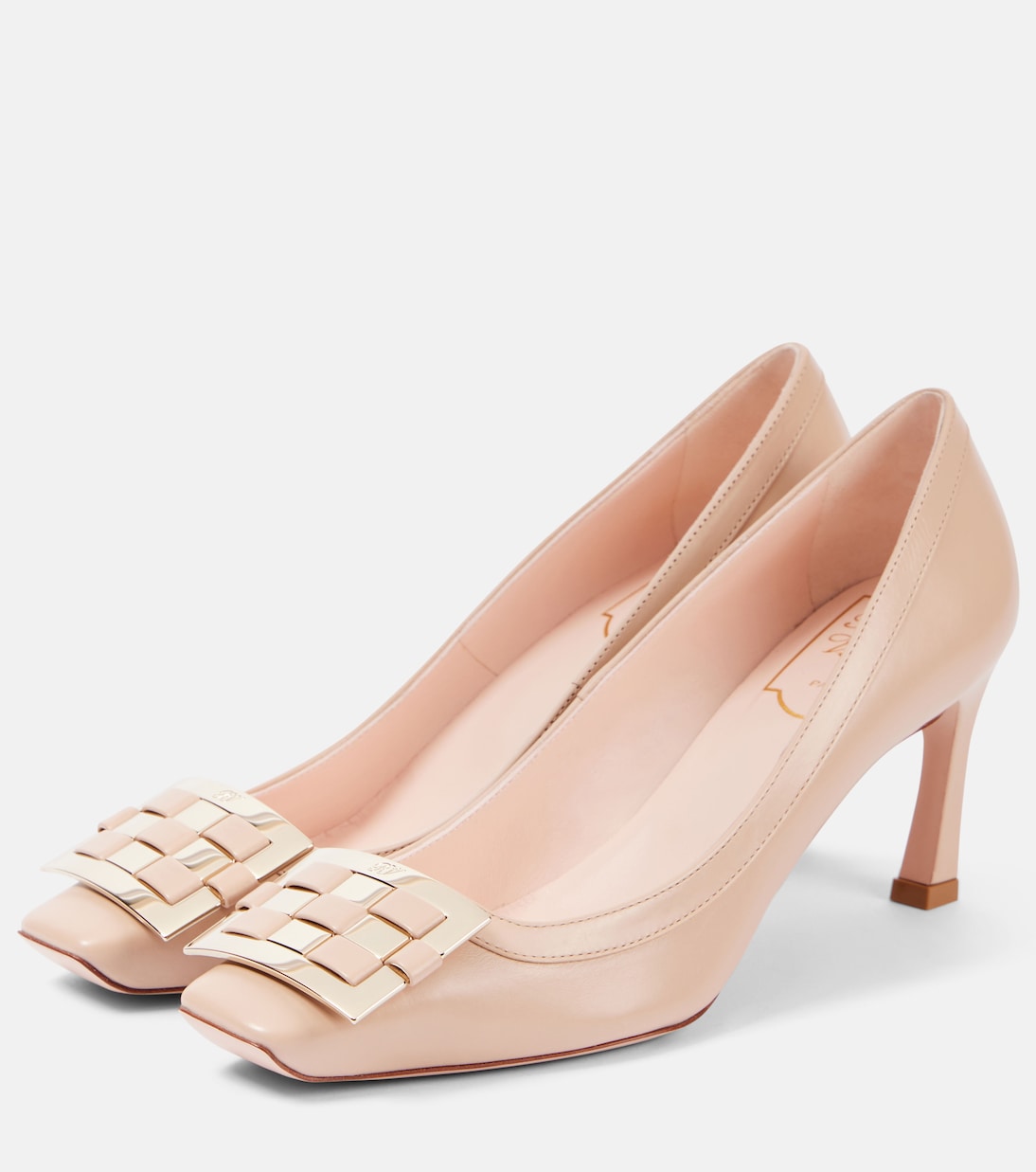 Trompette 70 leather pumps | Roger Vivier