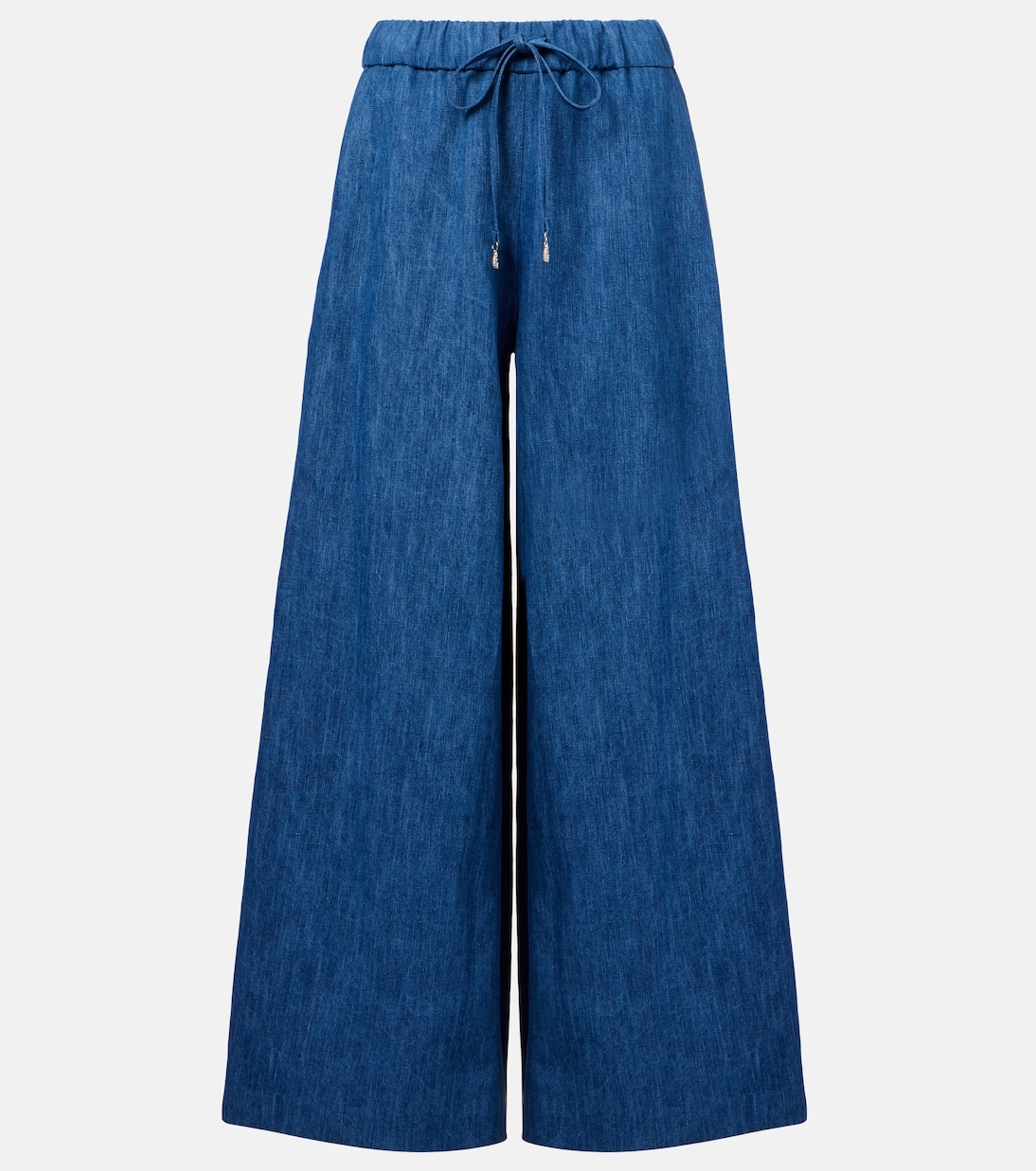 Pantalon ample Gelos à taille haute en coton et lin | Gabriela Hearst