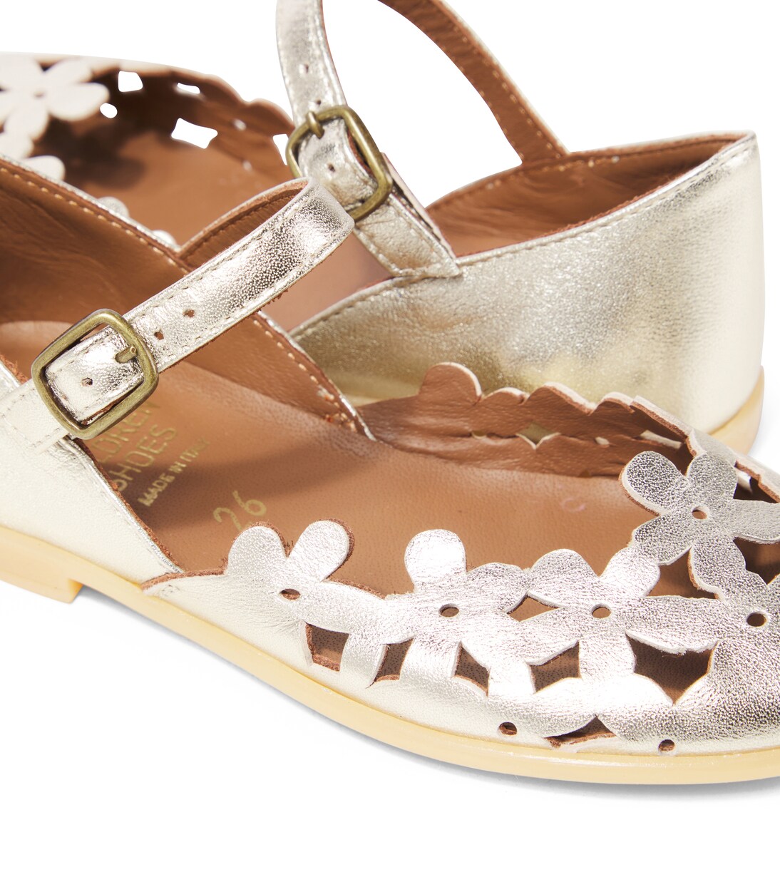 Laminato leather ballet flats | PèPè