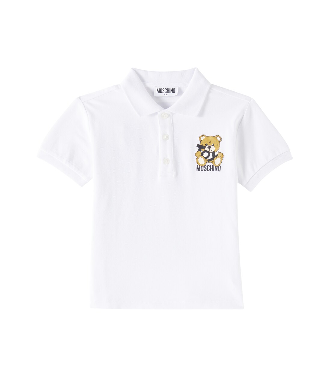 Cotton-blend polo shirt | Moschino Kids