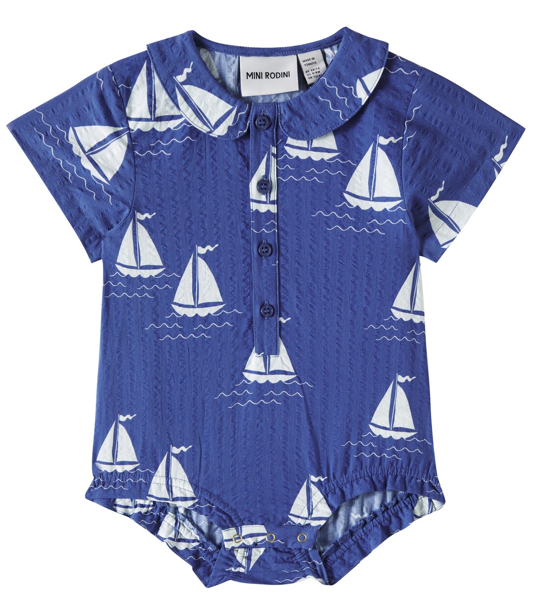 Printed cotton bodysuit | Mini Rodini