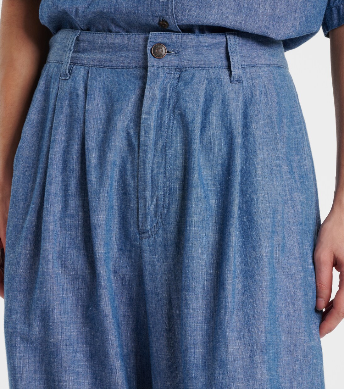 Rufos twill wide-leg pants | The Row