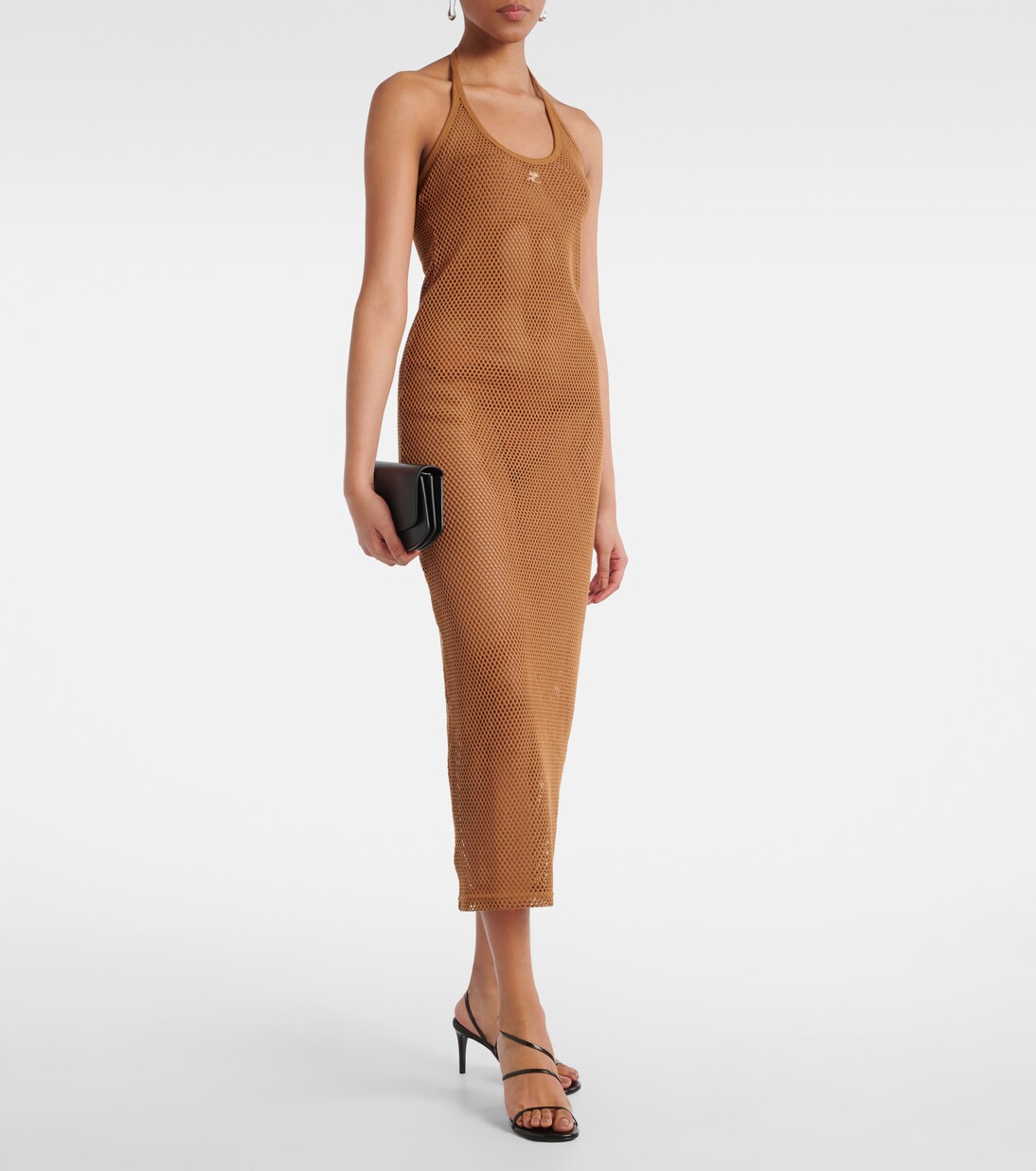 Robe midi en coton | Courrèges