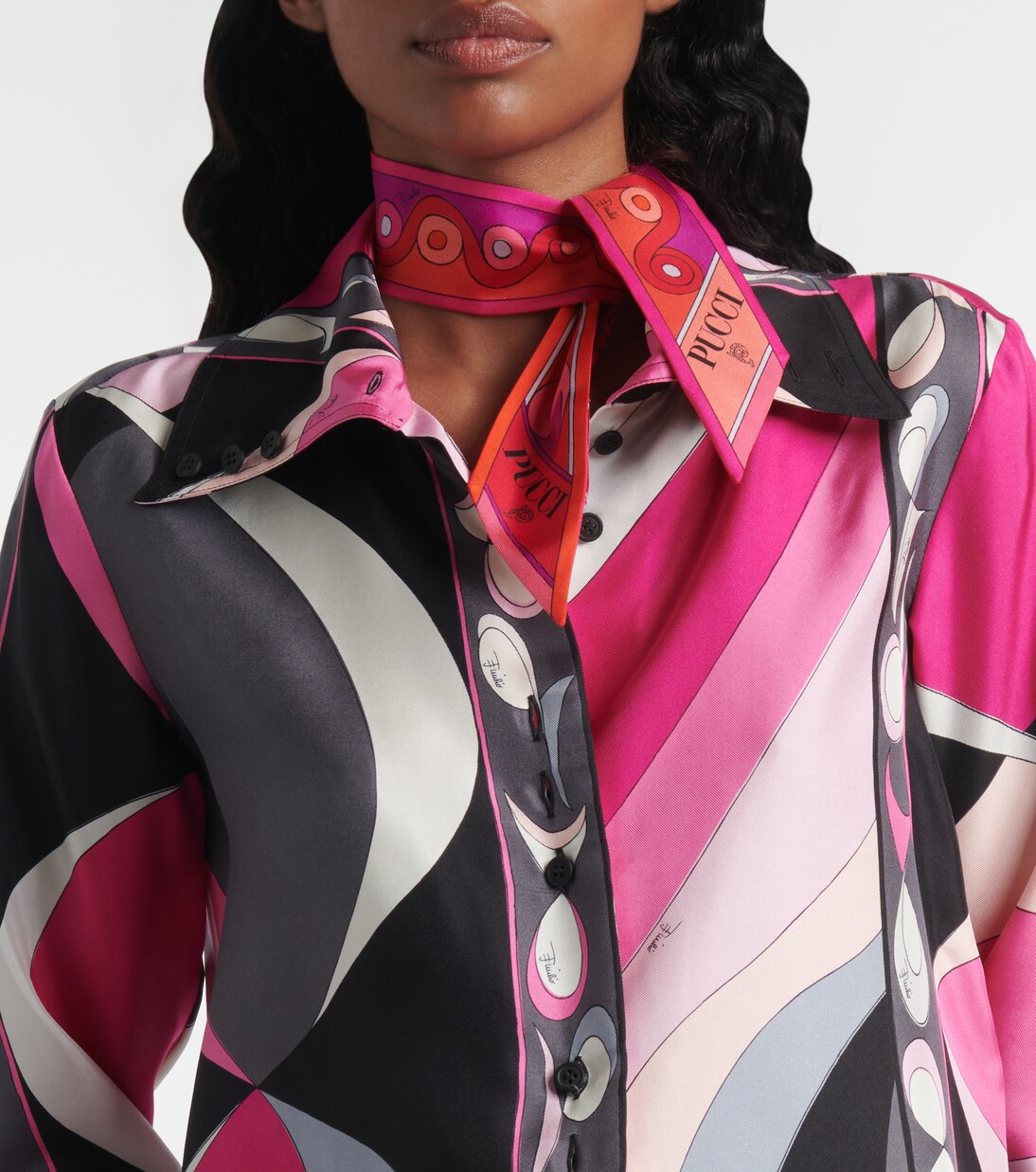 Iride silk twill scarf | Pucci