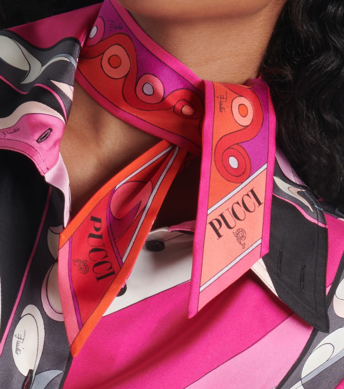 Iride silk twill scarf | Pucci