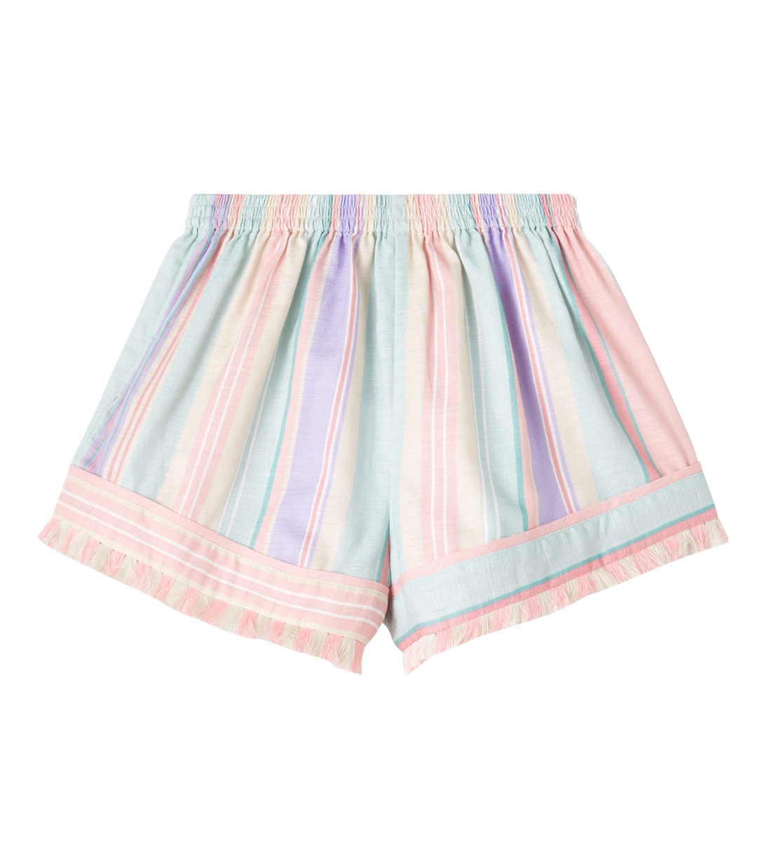 Cascadian striped cotton shorts | Zimmermann Kids