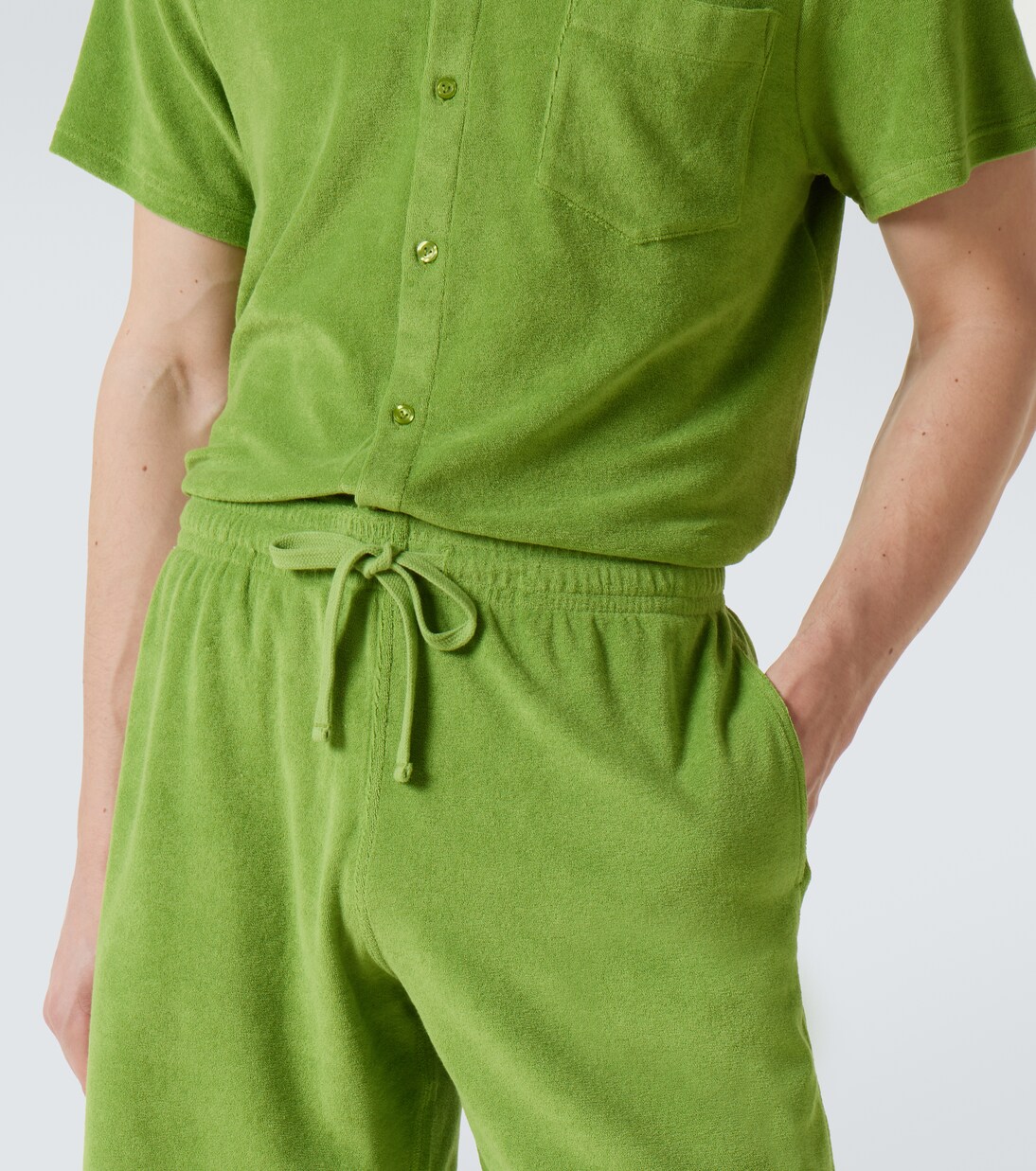 Cotton-blend terry Bermuda shorts | Vilebrequin