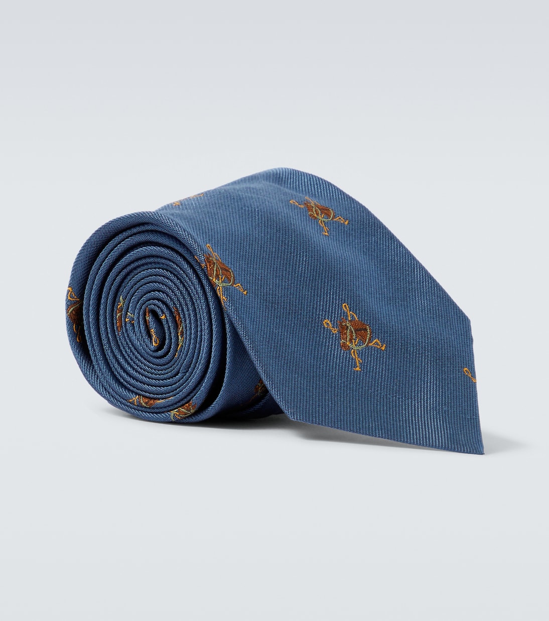 Embroidered silk tie | Polo Ralph Lauren