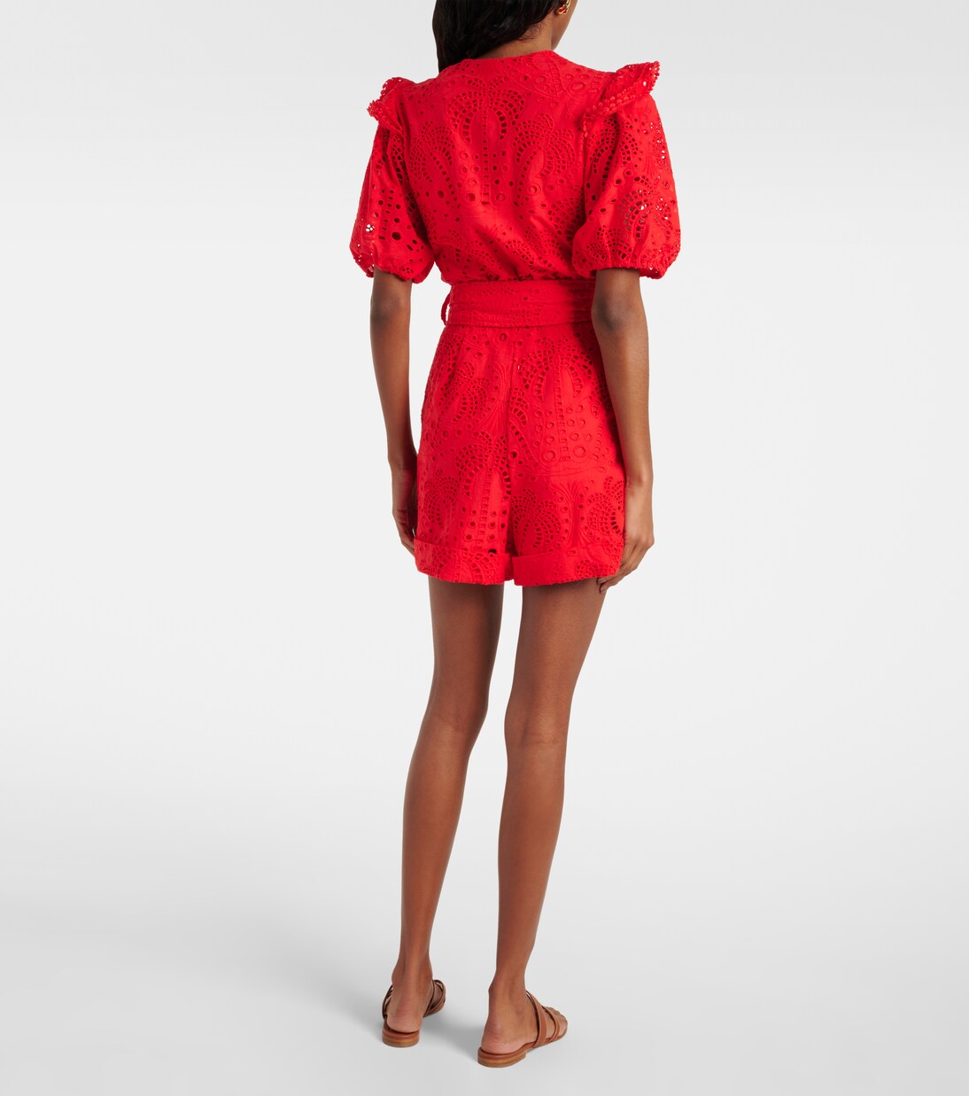 Broderie anglaise cotton romper | Farm Rio