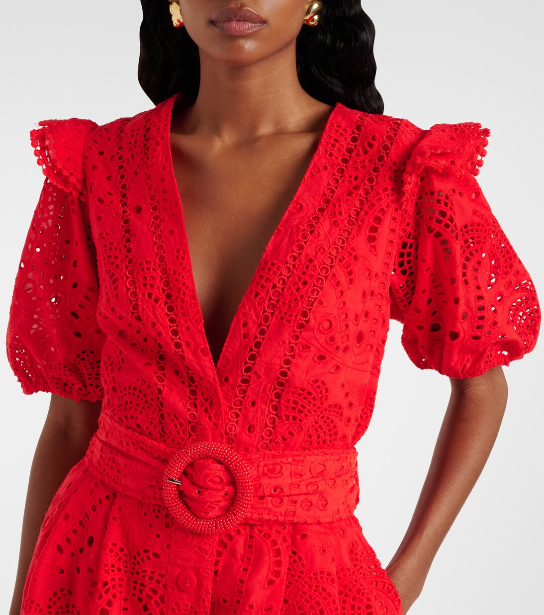 Broderie anglaise cotton romper | Farm Rio