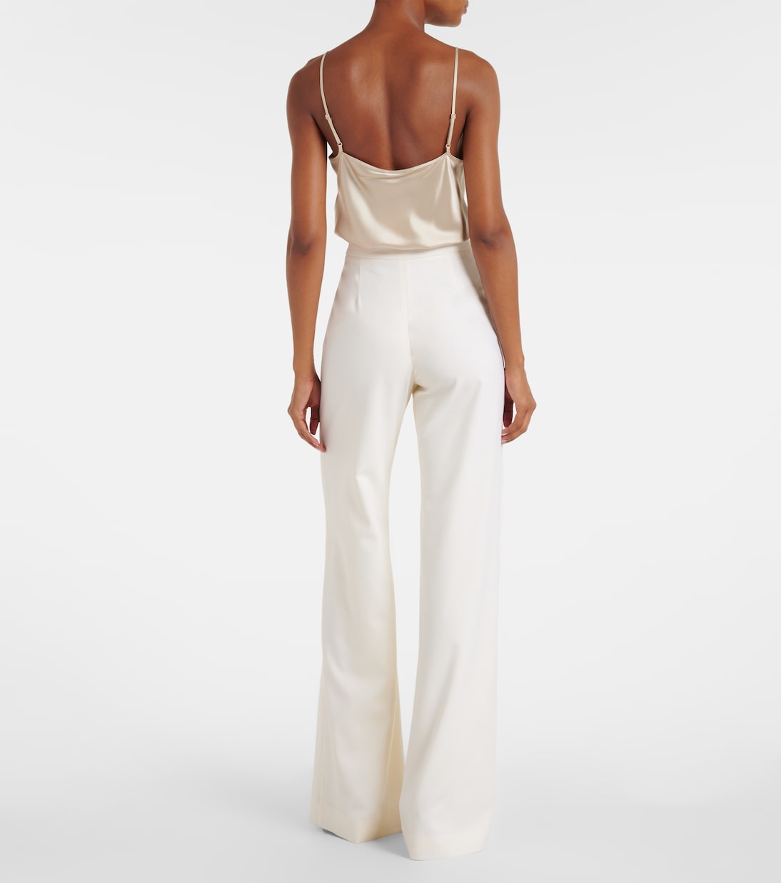 Weite Hose aus einem Wollgemisch | Costarellos