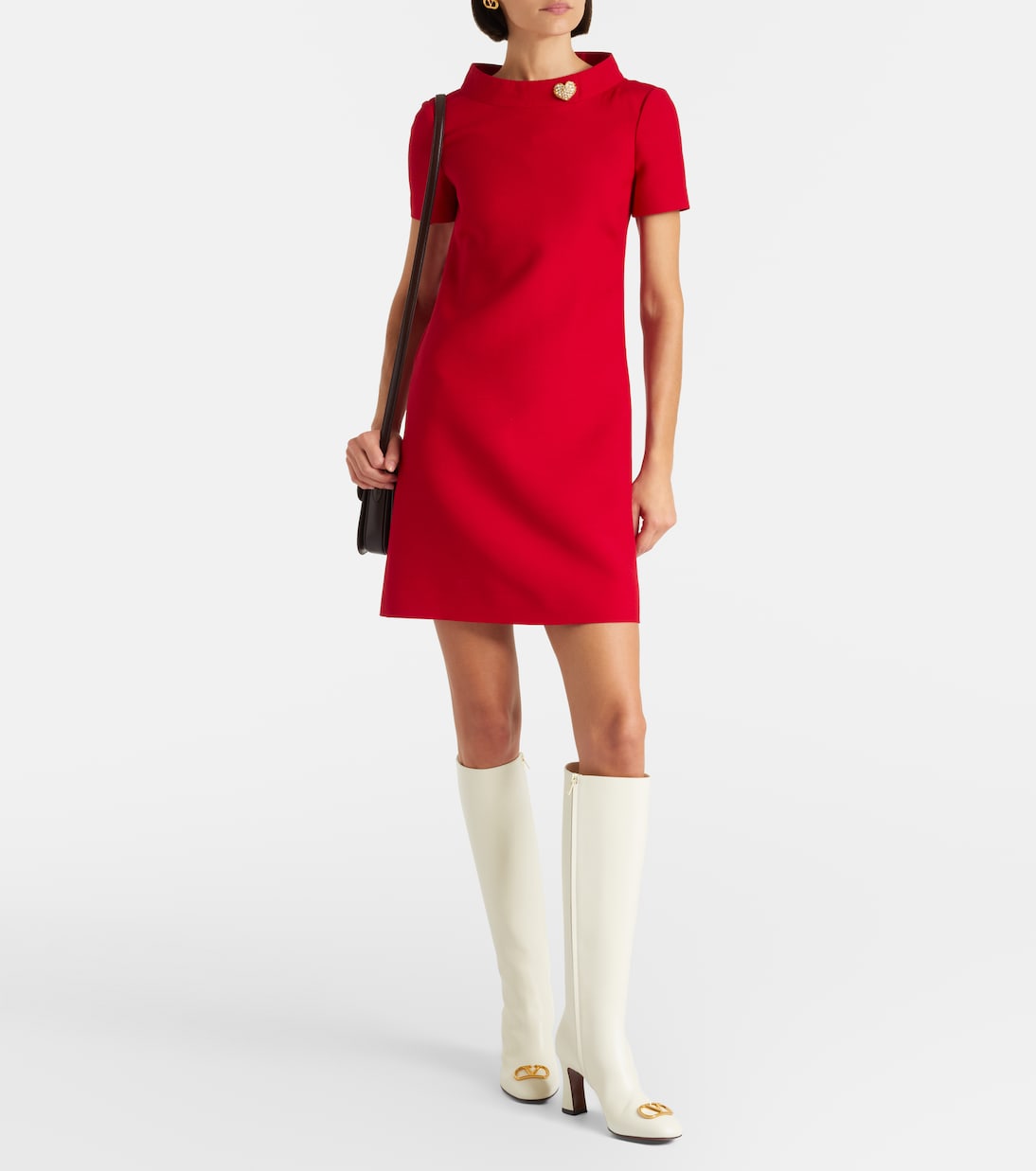 VLogo 80 leather knee-high boots | Valentino Garavani