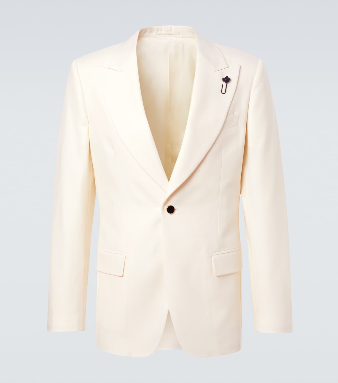 Single-breasted virgin wool blazer | Lardini
