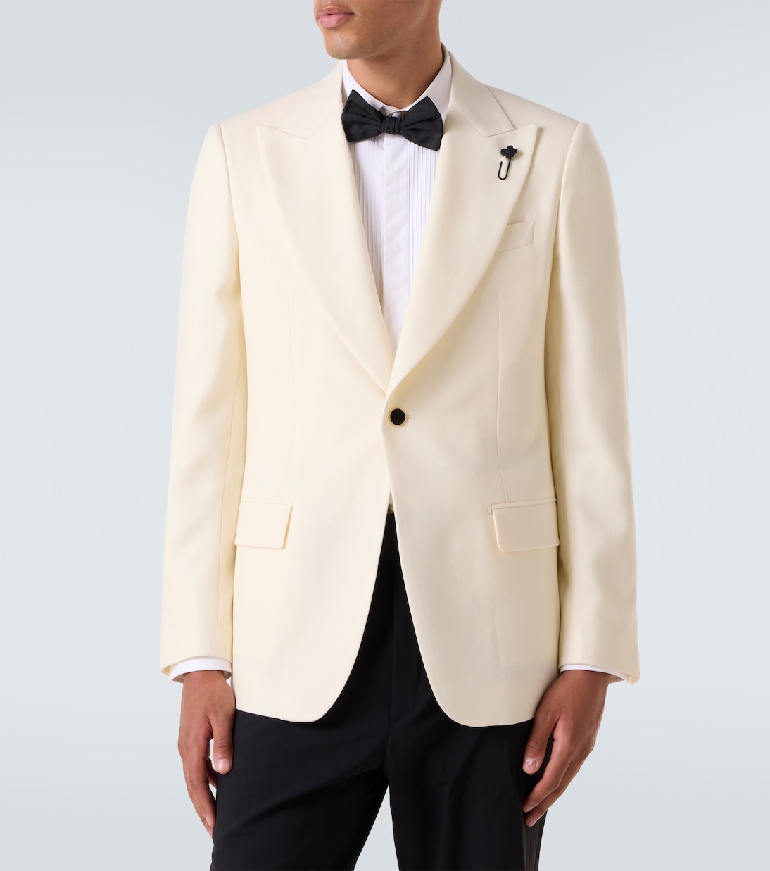 Single-breasted virgin wool blazer | Lardini
