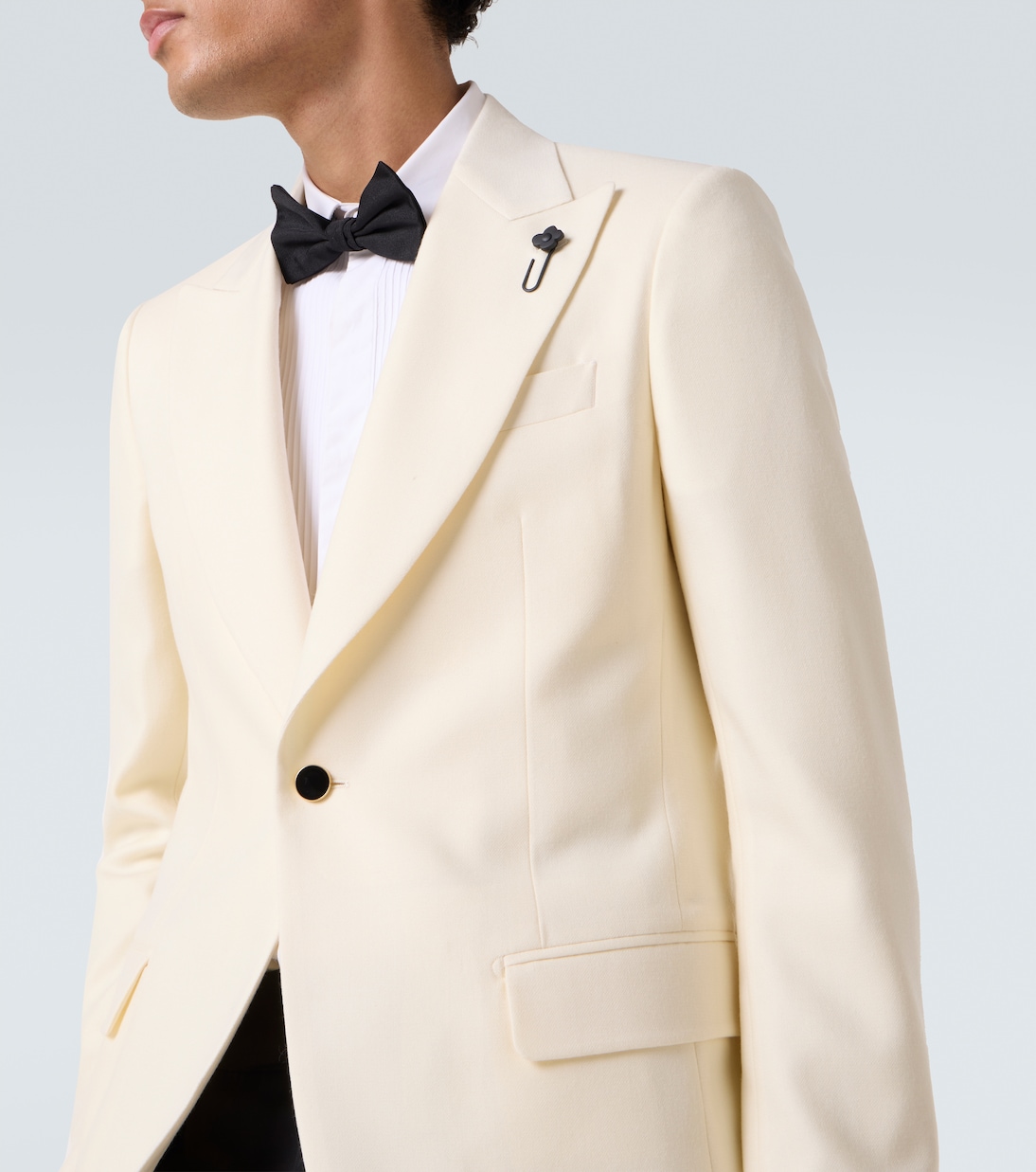 Single-breasted virgin wool blazer | Lardini