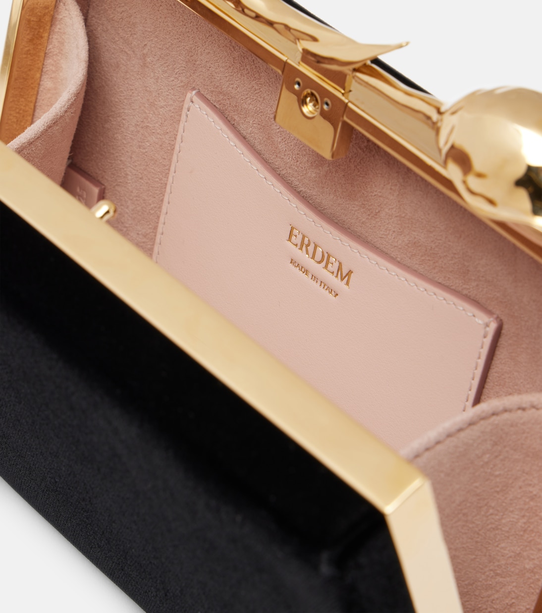 Bloom Mini velvet clutch | Erdem