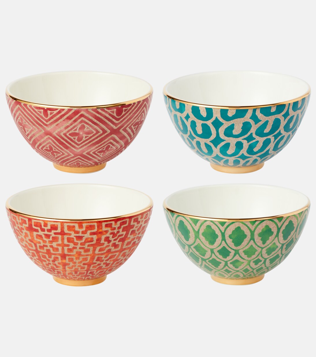 x Fortuny set of 4 earthenware cereal bowls | L'Objet