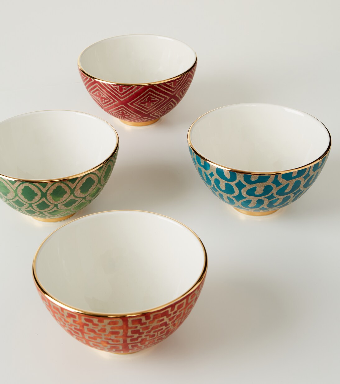 x Fortuny set of 4 earthenware cereal bowls | L'Objet