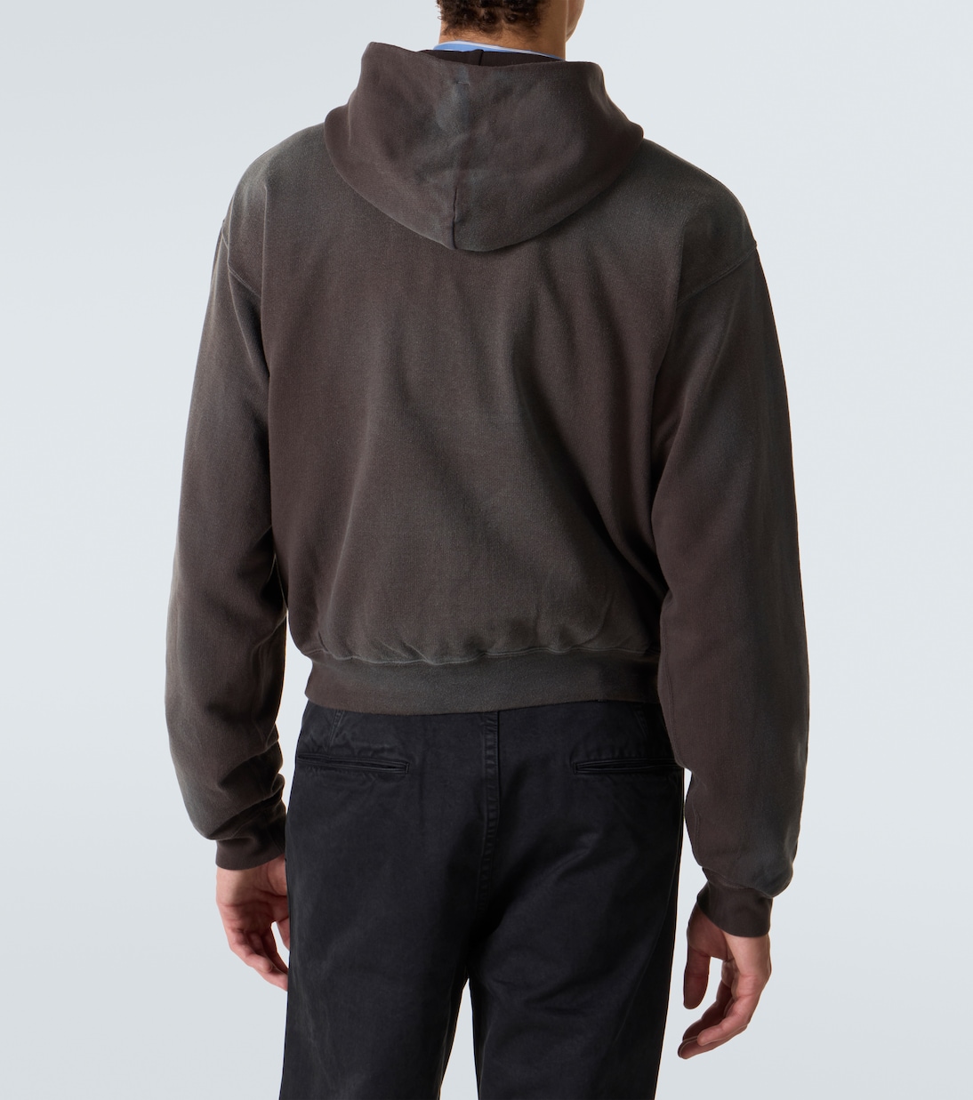 Cotton jersey hoodie | Auralee