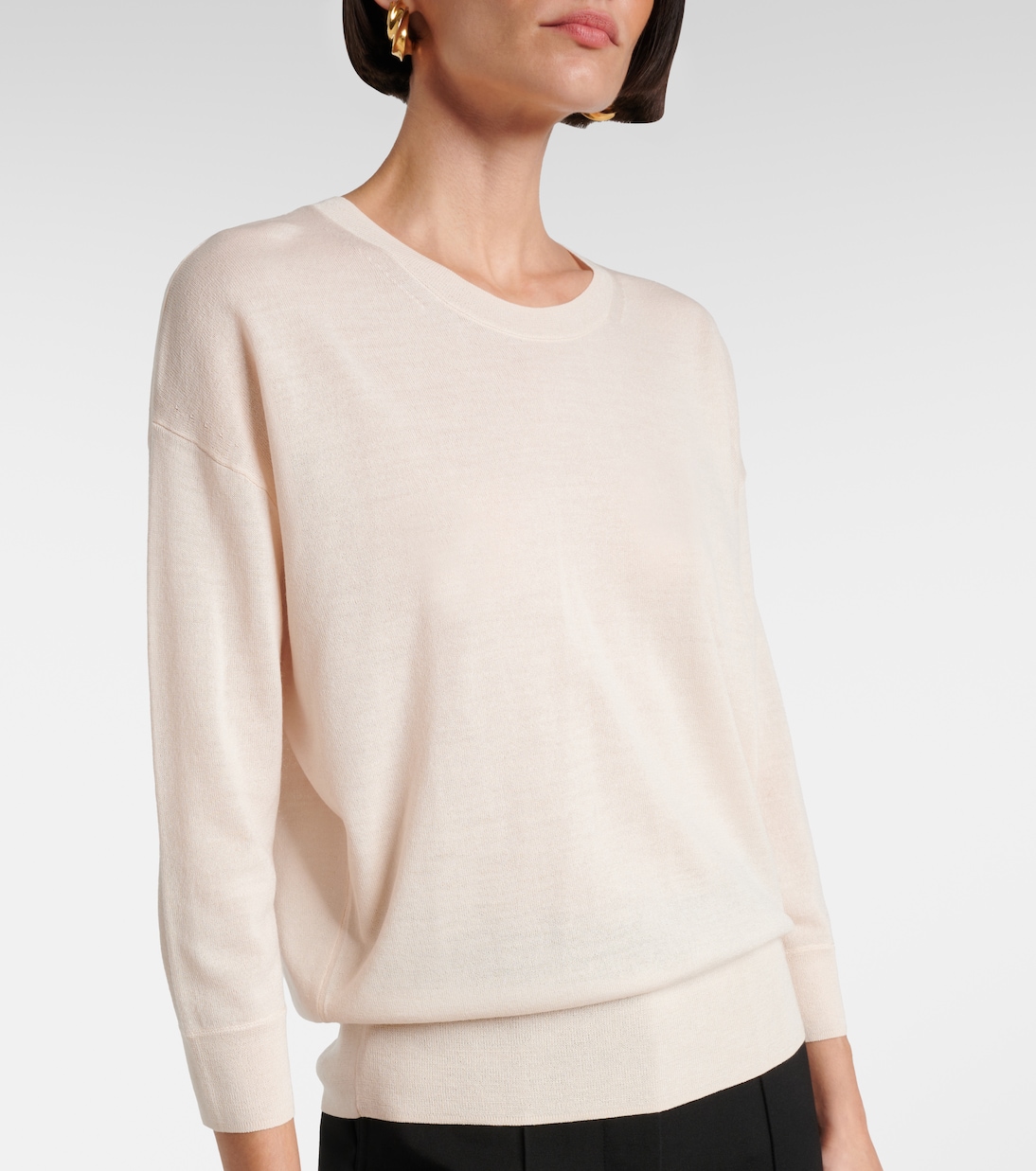 Pull Refined Essentials en laine et coton | Dorothee Schumacher