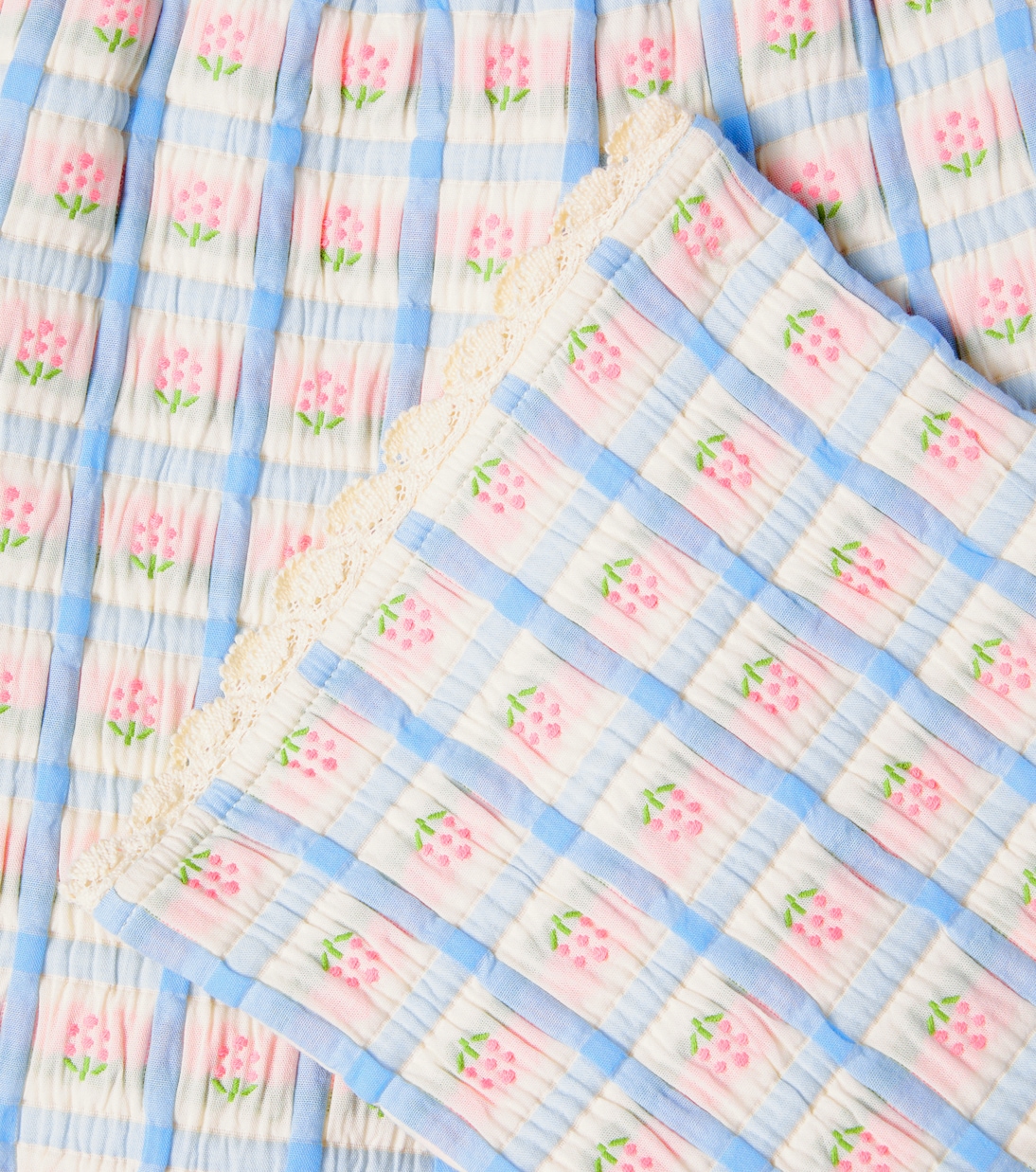 Zora针织花卉棉质混纺裤装 | Bebe Organic