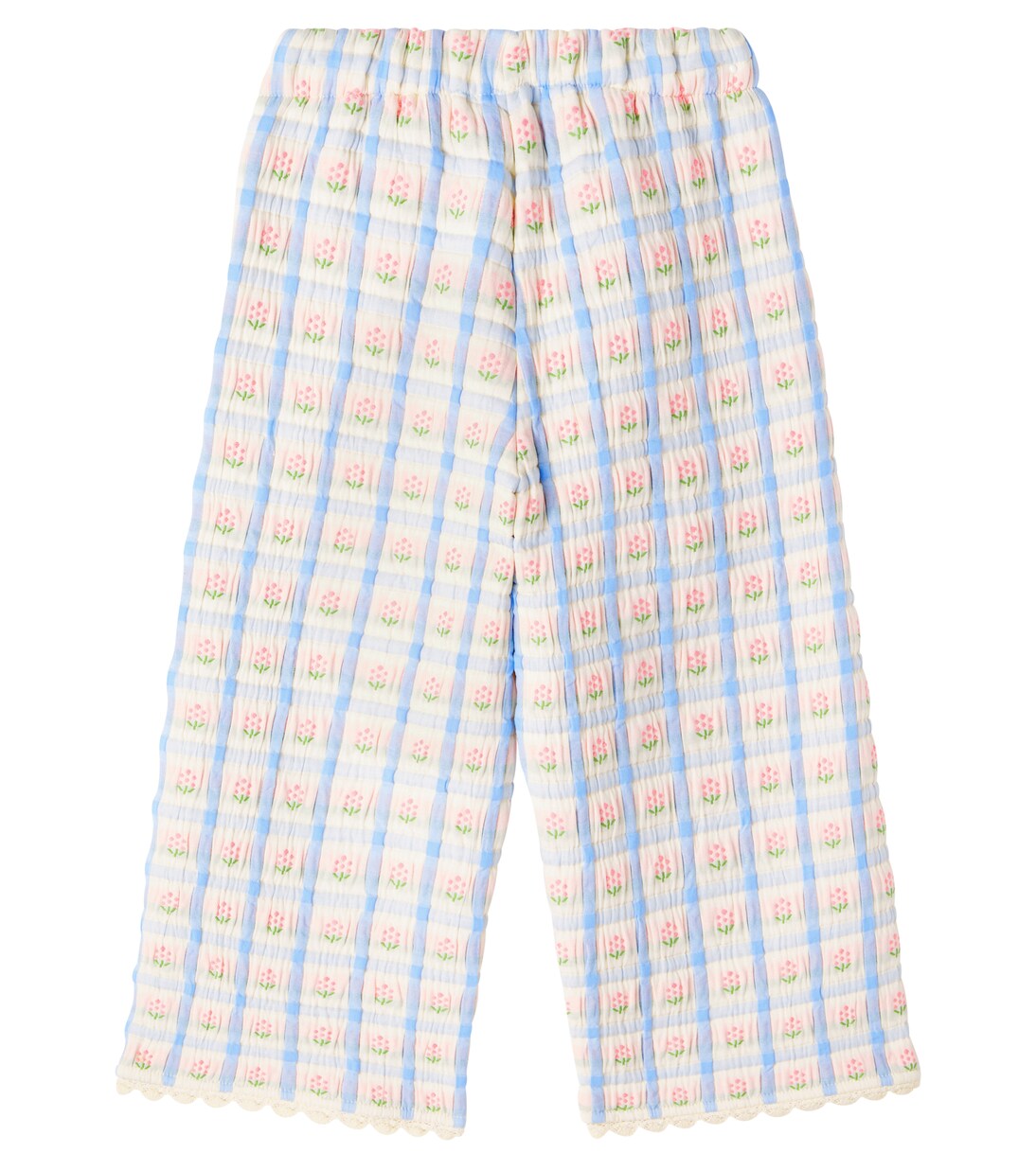 Zora针织花卉棉质混纺裤装 | Bebe Organic