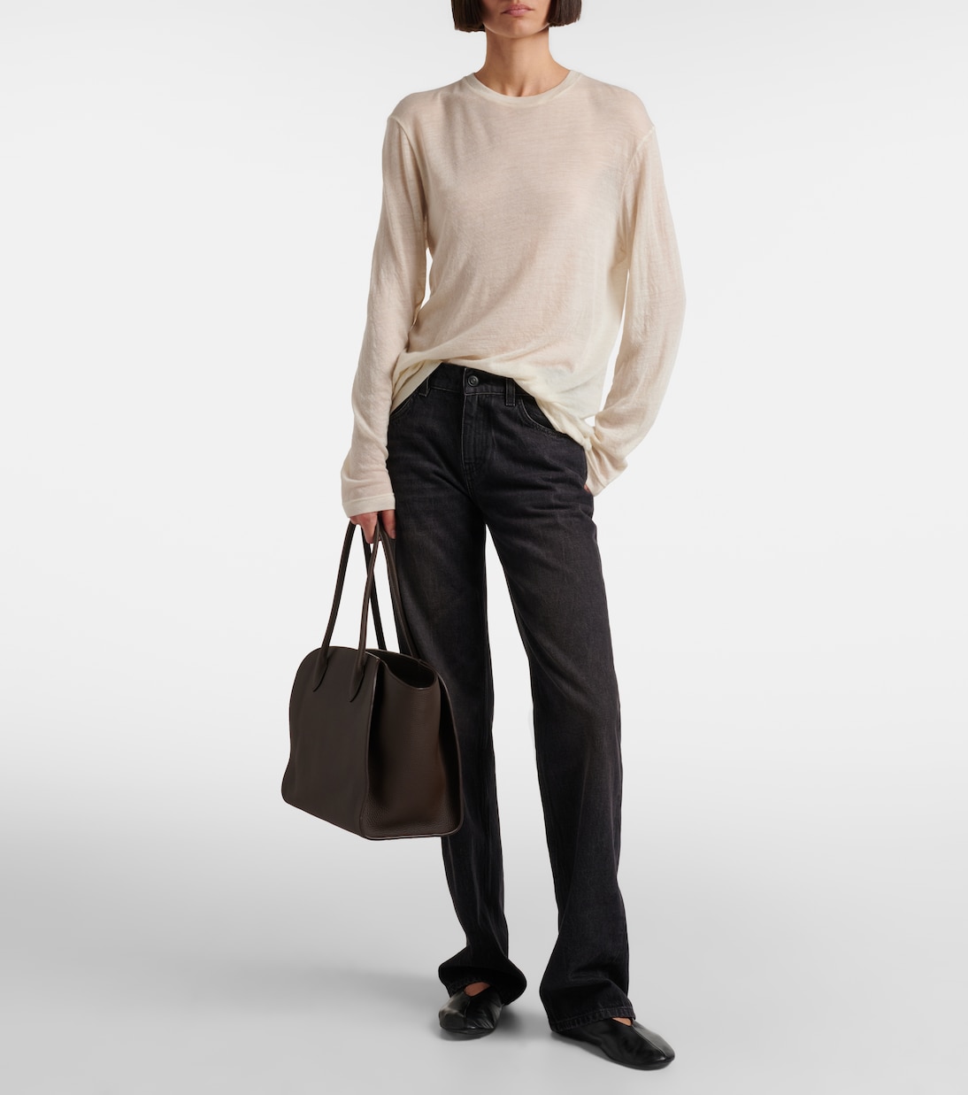 Tote Bag Marlo 14 aus Leder | The Row