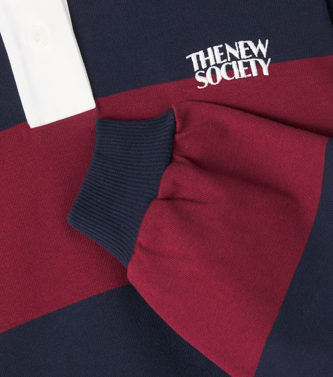 Teresa striped cotton polo shirt | The New Society