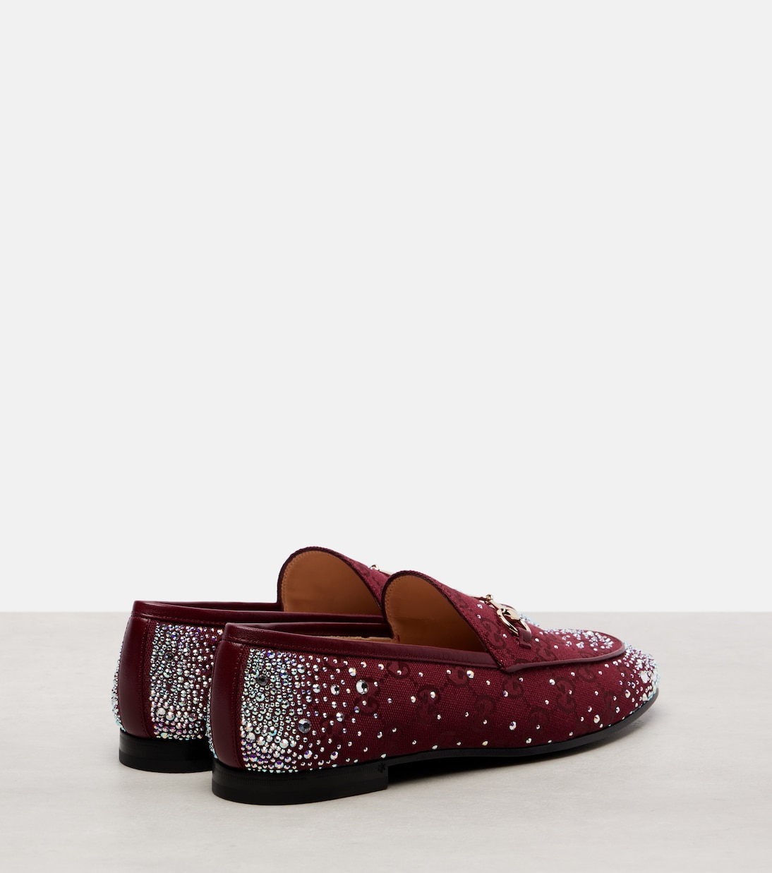 Loafers Gucci Jordaan GG aus Canvas | Gucci