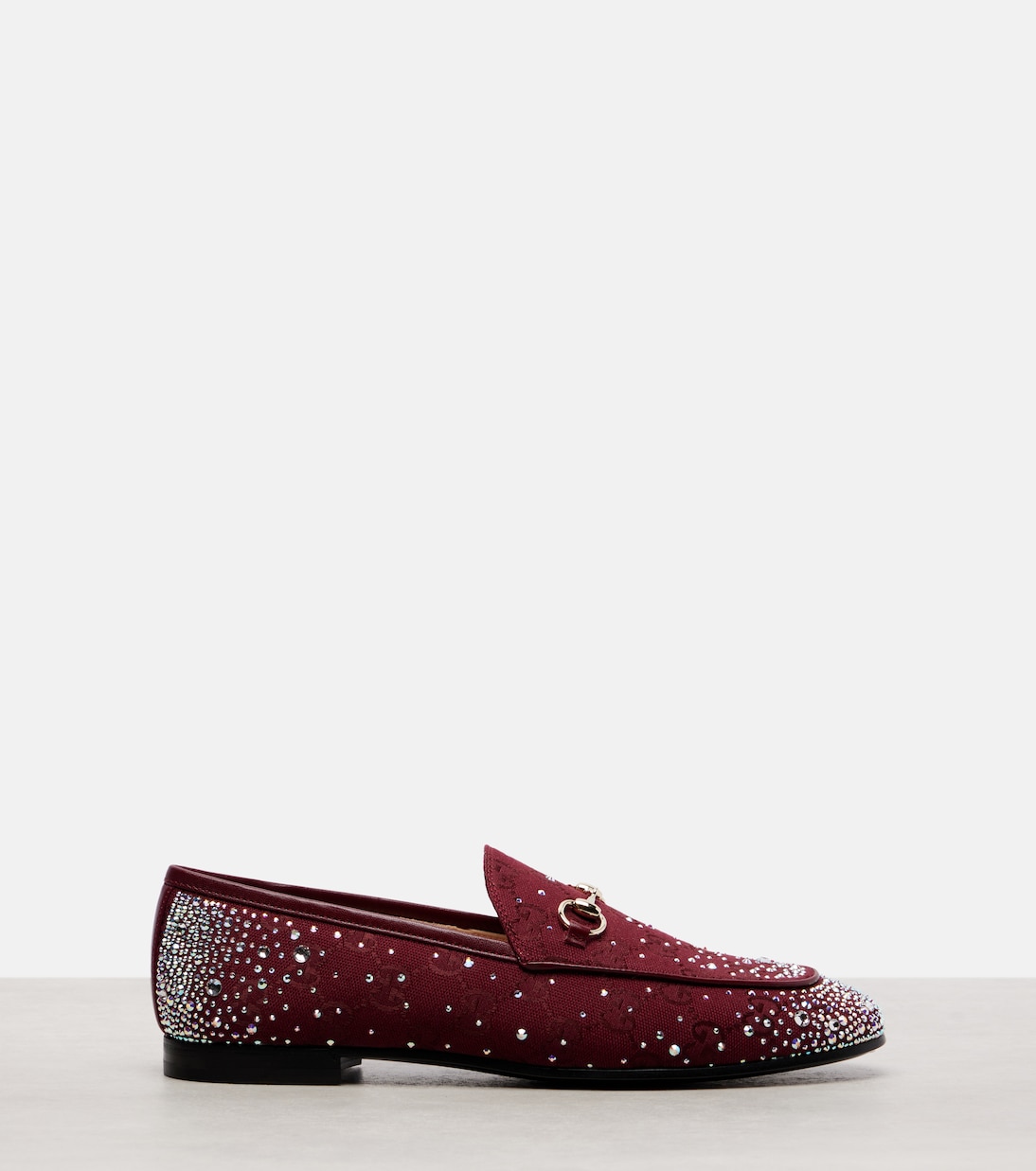 Loafers Gucci Jordaan GG aus Canvas | Gucci