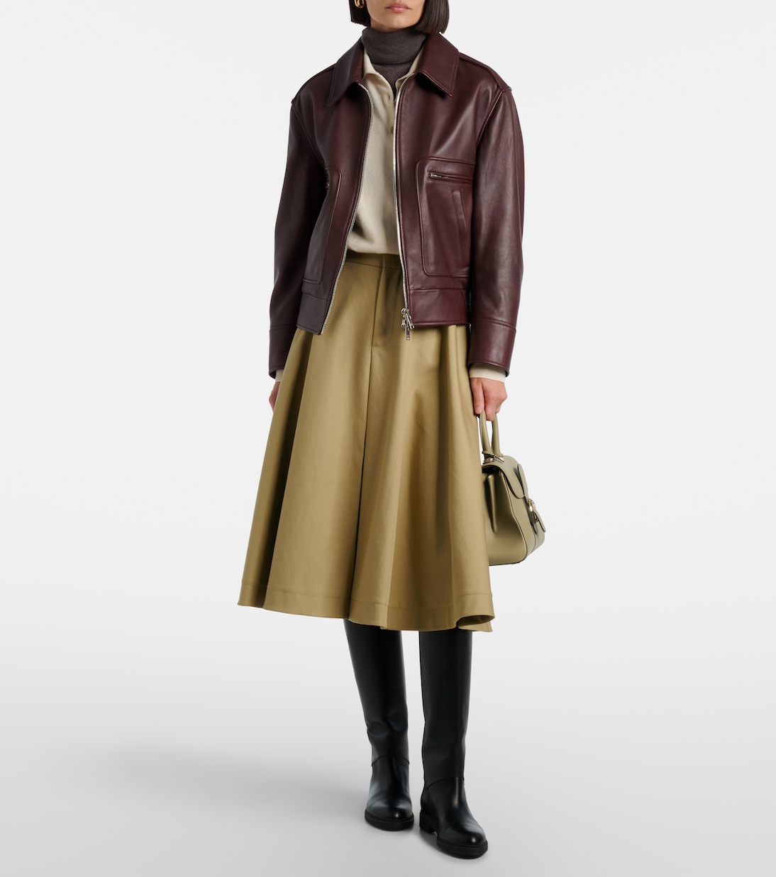 Schultertasche Brilliant Small aus Leder | Delvaux