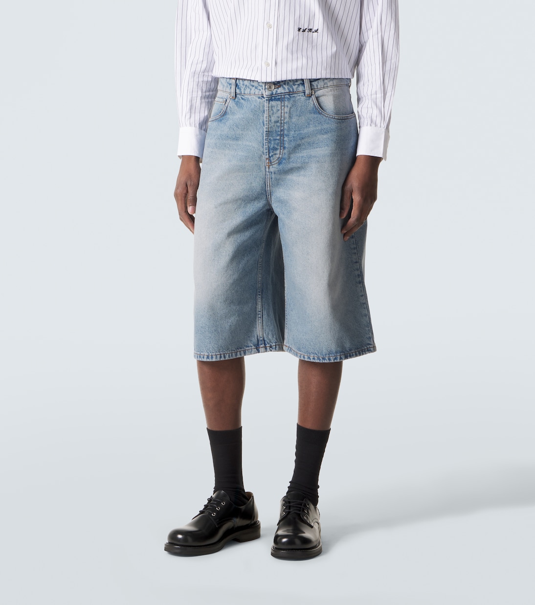 Bermuda-Shorts aus Denim | Ami Paris