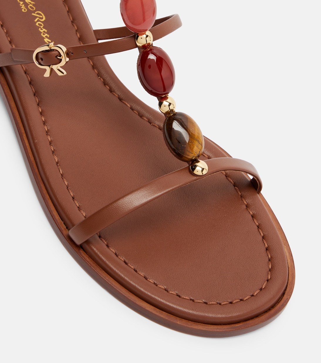 Shanti embellished leather sandals | Gianvito Rossi