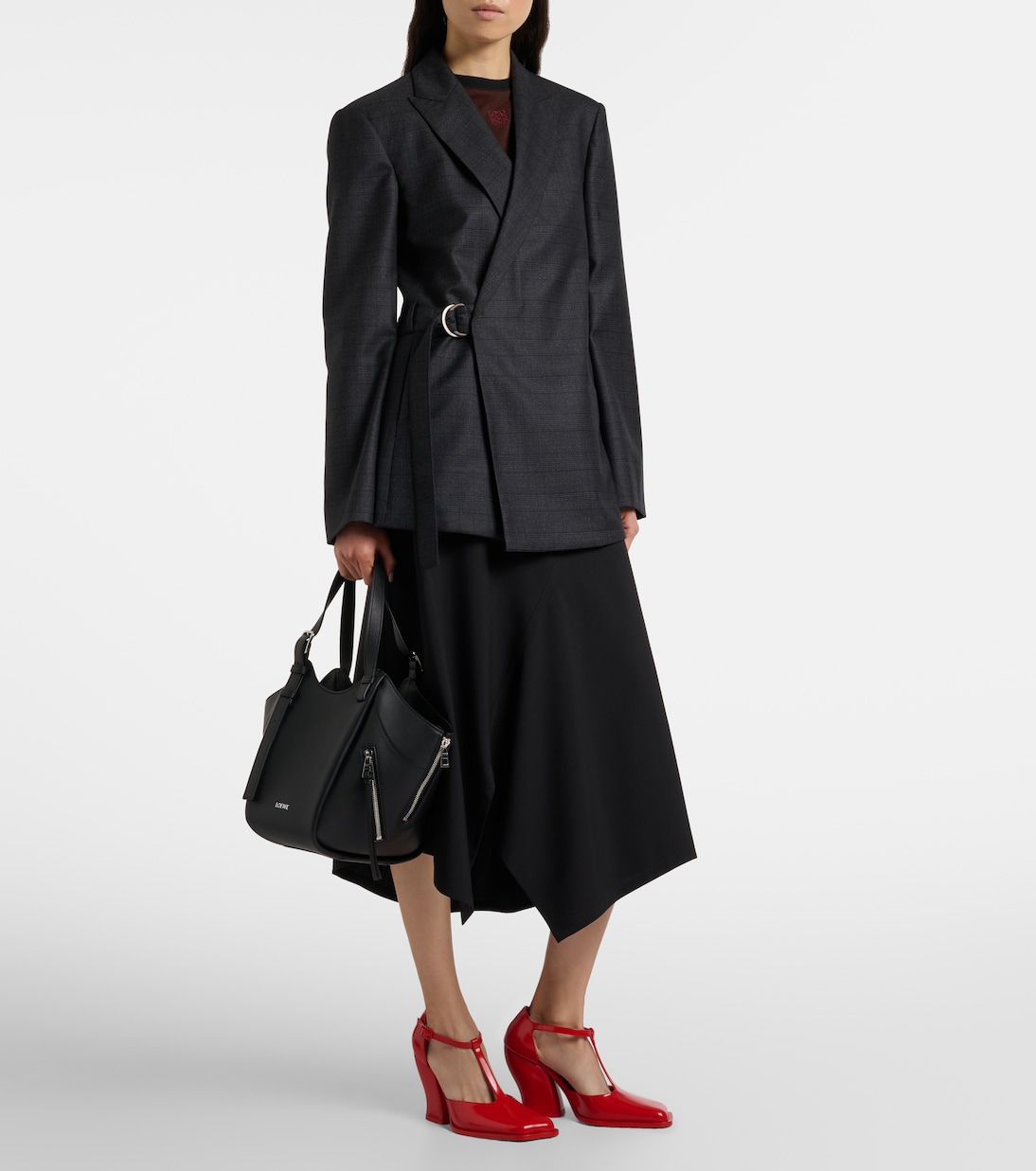 Hammock Flip Medium leather tote bag | Loewe