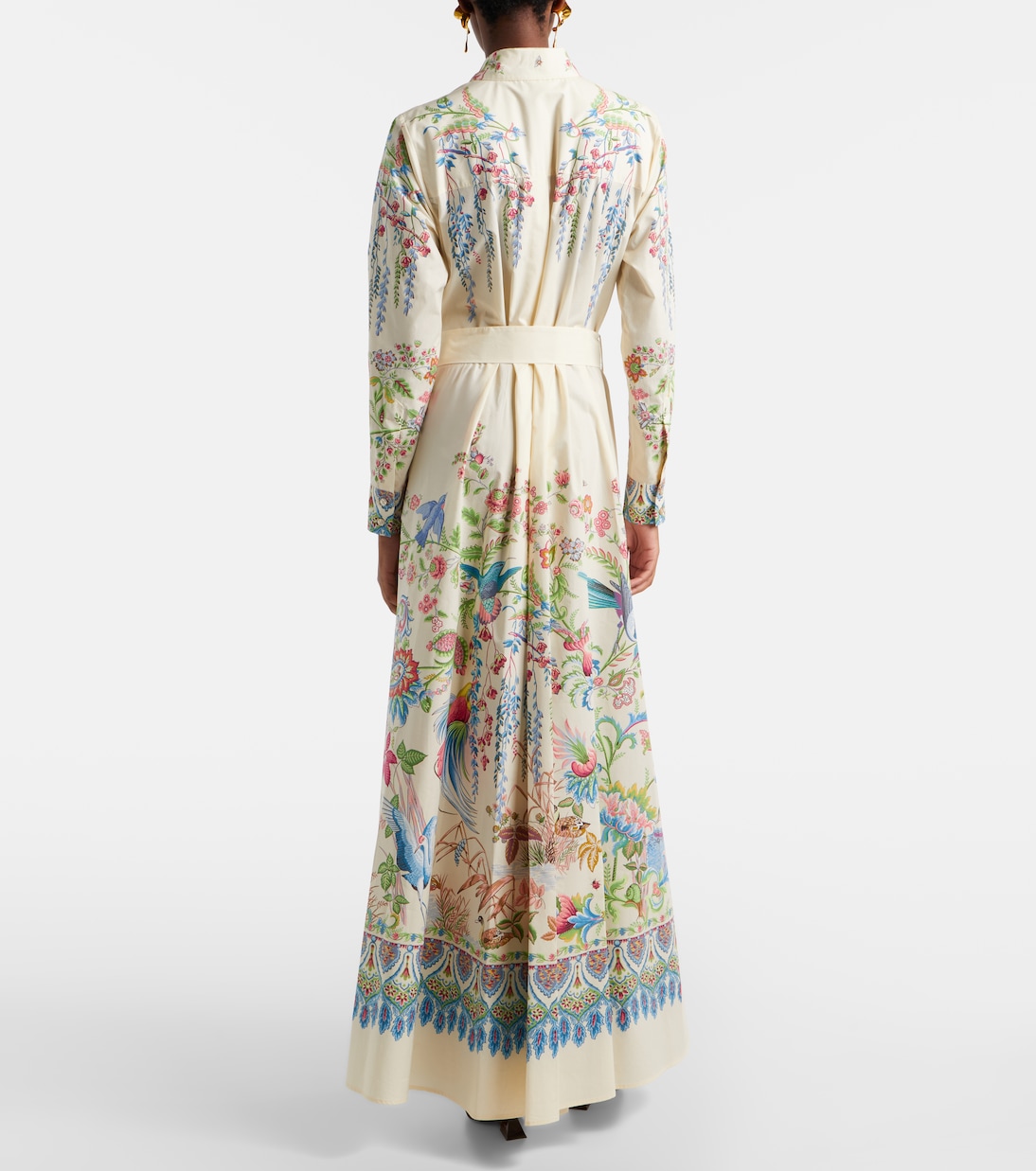 Bedrucktes Hemdblusenkleid aus Baumwolle | Etro