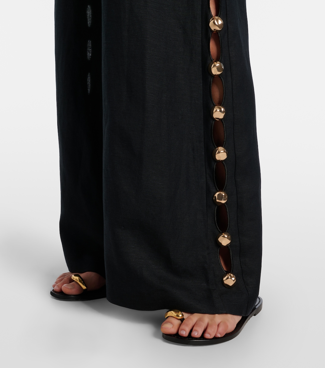 Weite Hose aus einem Leinengemisch | Simkhai