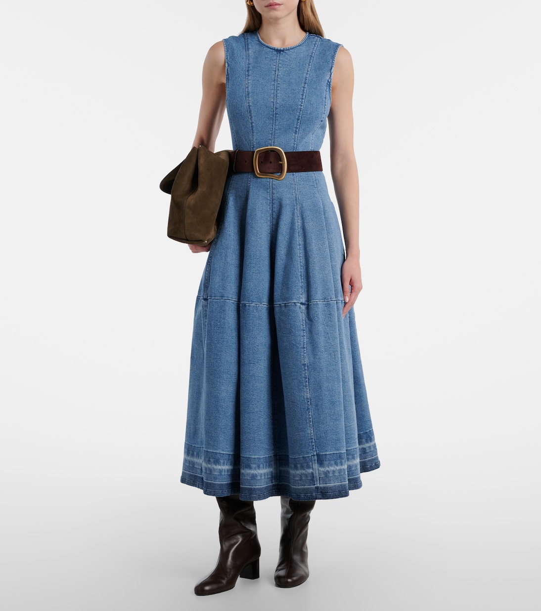 Maxikleid Bowen aus Denim | Simkhai