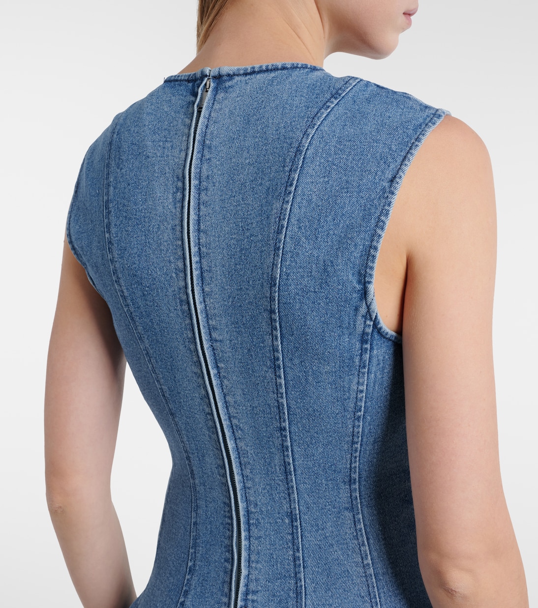 Maxikleid Bowen aus Denim | Simkhai