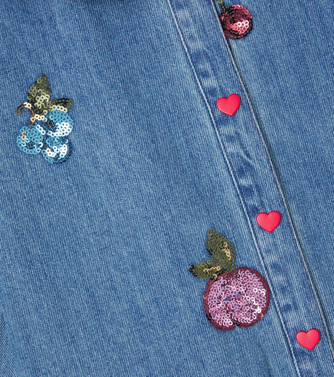 Magot sequined denim shirt | Konges Sløjd