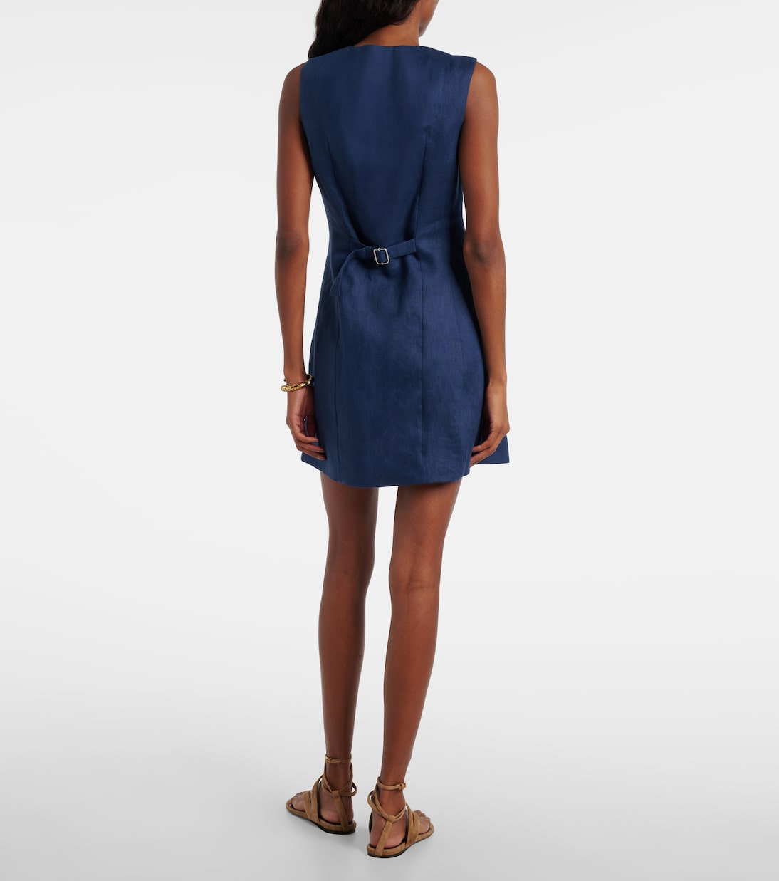 Sabine linen mini dress | Posse