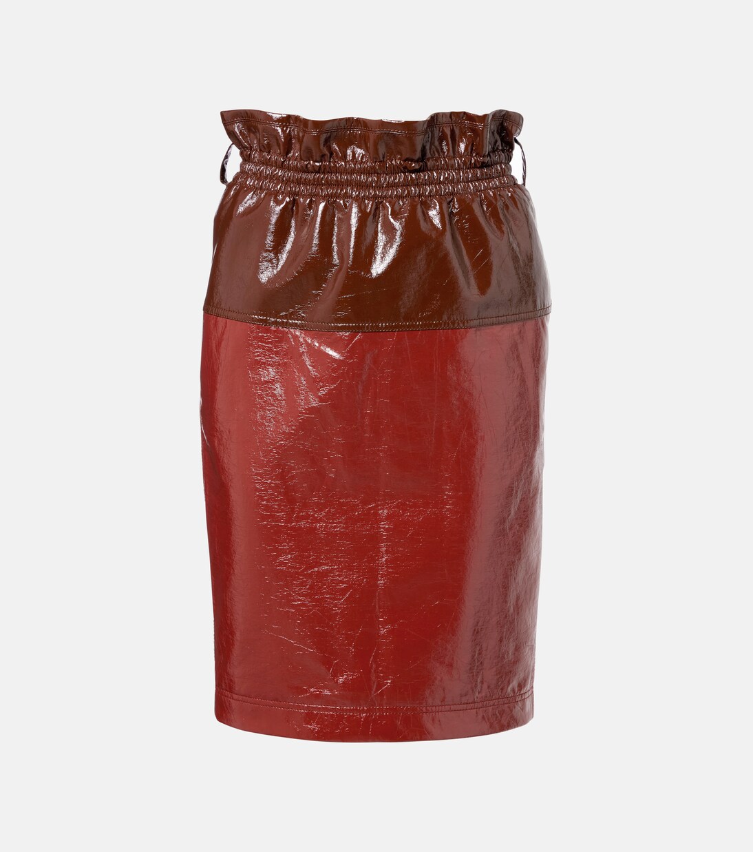 Beschichteter Bleistiftrock aus Baumwolle | Saint Laurent