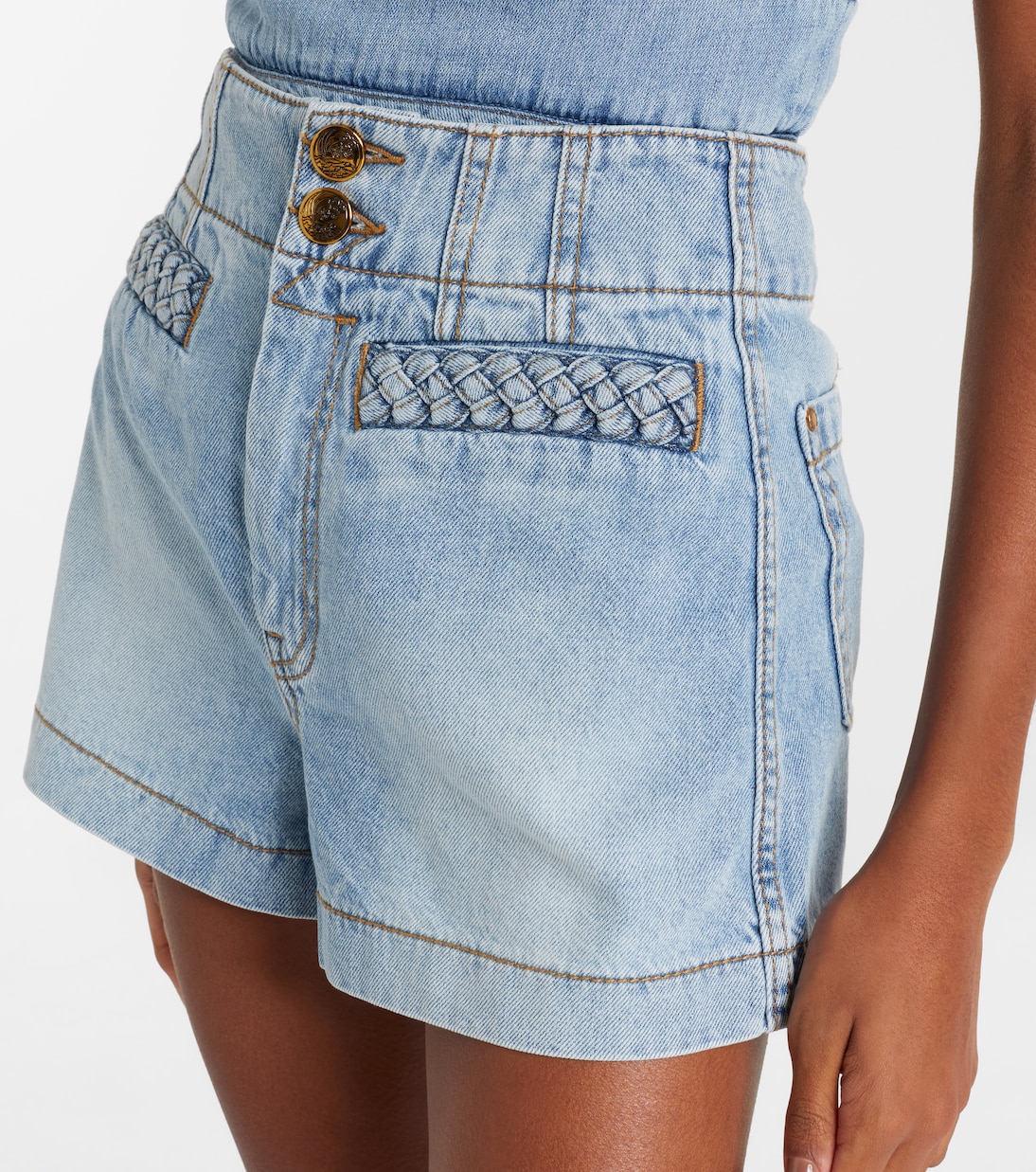 Wanderlust denim shorts | Zimmermann