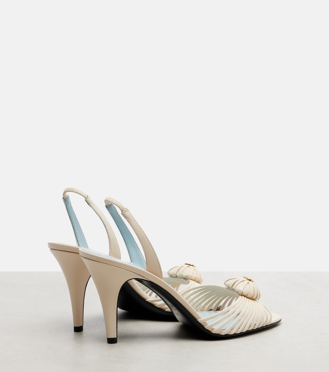 Royal 85 leather slingback sandals | Valentino Garavani